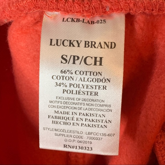 NWT Girl’s Lucky Brand Graphic Joggers - Picture 10 of 10